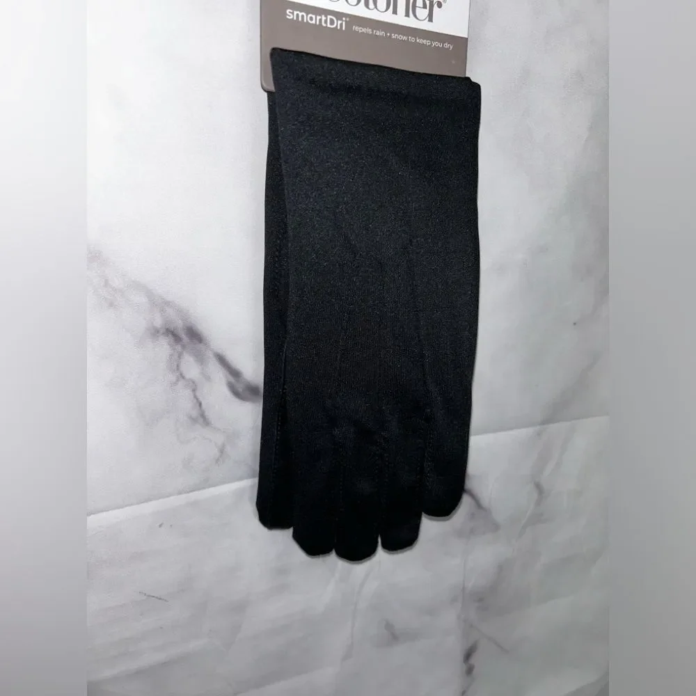 NWT Isotoner Warm Fleece Lining Stretch Cold Weather Stretch Gloves S13